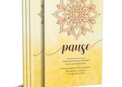Word of the Year Planner PAUSE