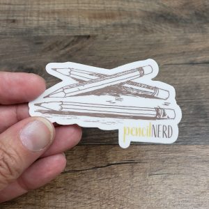 Pencil Nerd Sticker