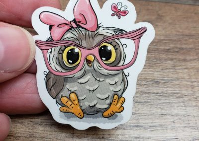 Owl Nerd Sticker