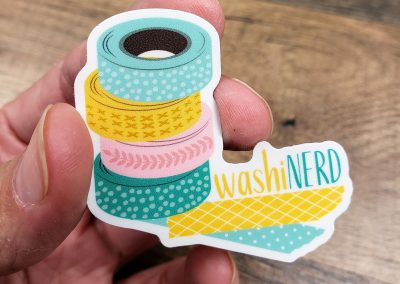 Washi Tape Nerd Sticker