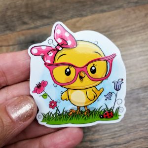 chick nerd sticker