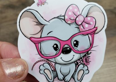 Mouse Nerd Sticker