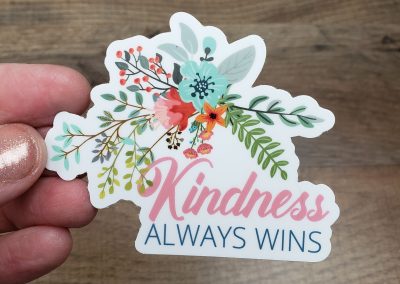 Kindness Wins Sticker